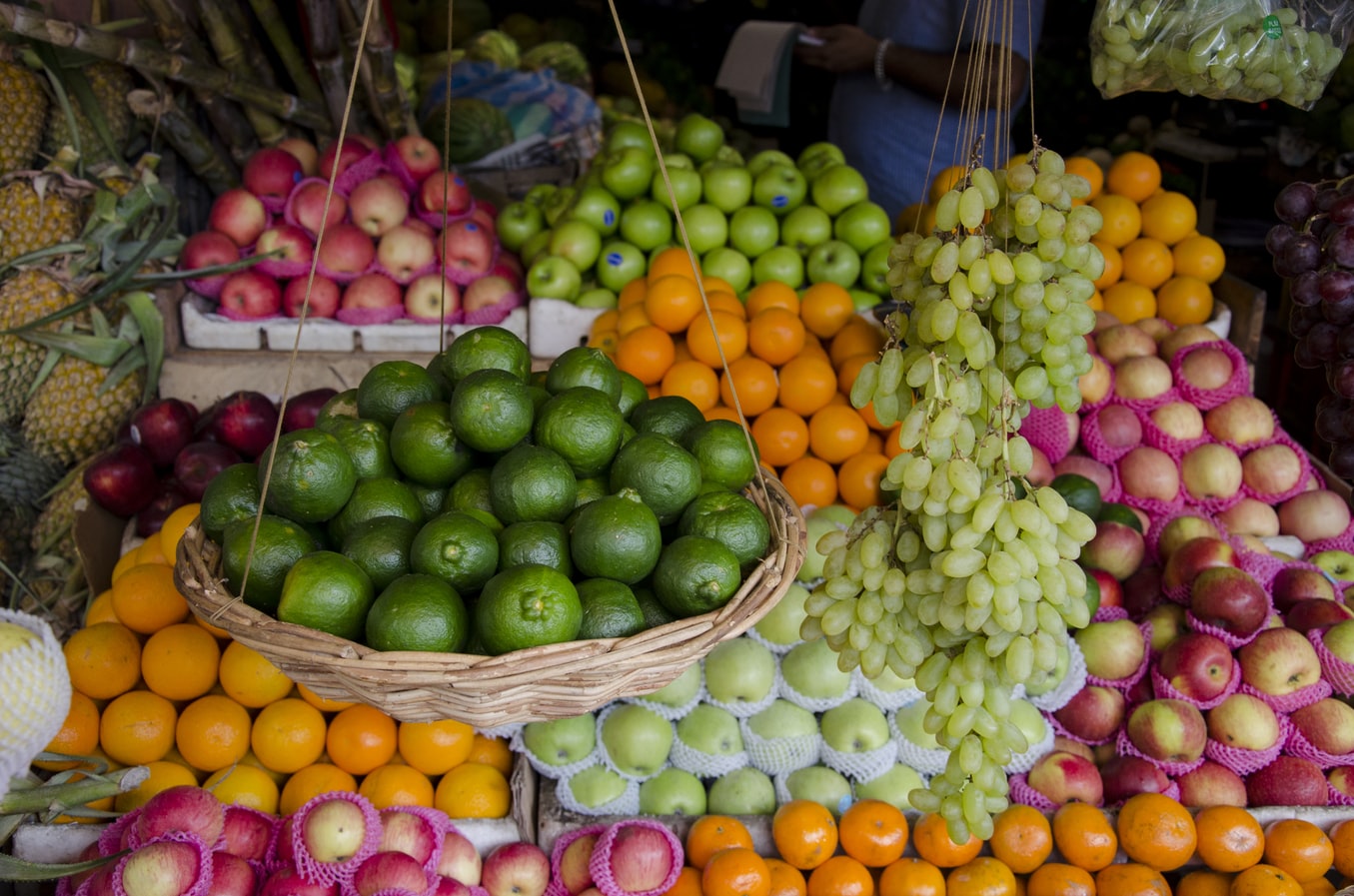 cestas de frutas